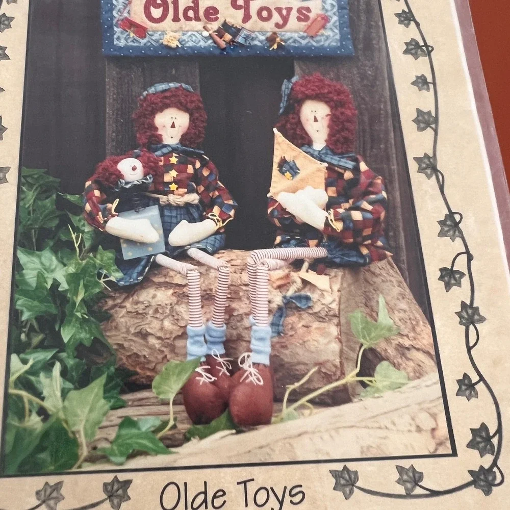 Abbey Lane Olde Toys 24 Inch Raggedy Doll Sewing Pattern 142 Valarie Seaman 1998